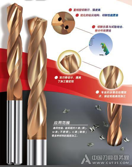 新一代通用加工麻花钻：GD系列